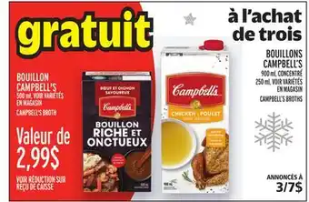 Metro Bouillons campbell's | campbell's broths offer