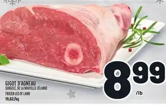 Metro Gigot d'agneau | frozen leg of lamb offer
