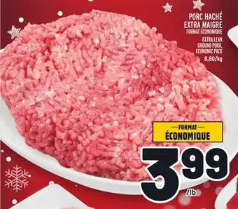 Metro Porc haché extra maigre | extra lean ground pork offer