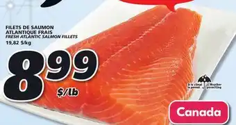 IGA Fresh atlantic salmon fillets offer
