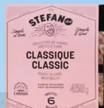 IGA Stefano faita ready to cook meatballs offer