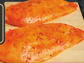 IGA Fresh seasoned or stuffed boneless chicken breasts offer