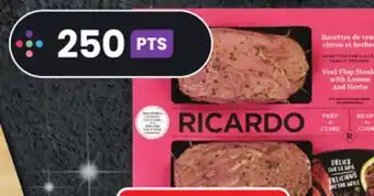 IGA Ricardo marinated veal flap steak offer