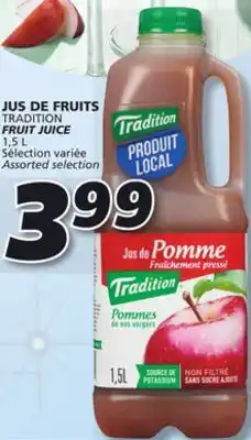 IGA Tradition fruit juice offer