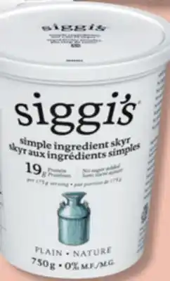 IGA Skyr yogurt offer
