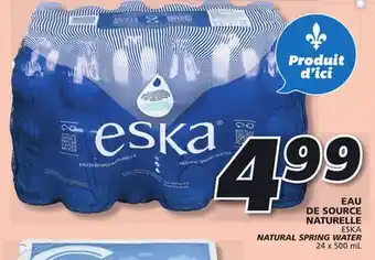IGA Natural spring water offer