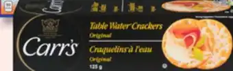 IGA Carr's crackers offer