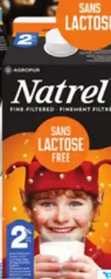 IGA Natrel lactose-free milk beverage offer