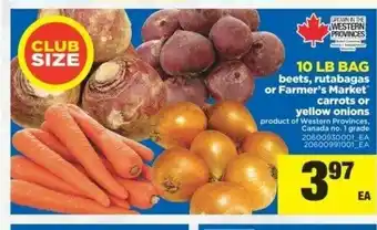 Real Canadian Superstore Beets, Rutabagas or Farmer's Market* offer