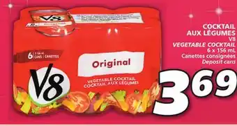 IGA V8 vegetable cocktail offer