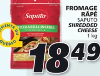 IGA Saputo shredded cheese offer
