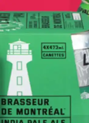 IGA Brasseur de montréal beer offer