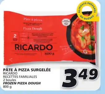 IGA Ricardo frozen pizza dough offer