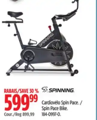 Canadian Tire Spin pace bike offer