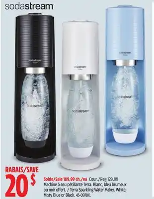 Canadian Tire Sodastream terra sparkling water maker offer