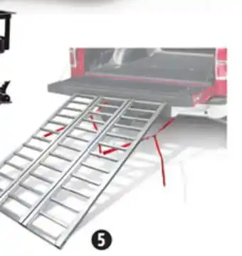 Canadian Tire Aluminum tri-panel loading ramp offer