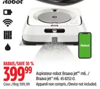 Canadian Tire Robot braava jet m6 offer