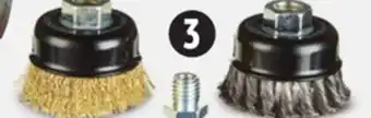 Canadian Tire Maximum 2-pc carbon steel wire cup brush set, 5⁄8 arbor offer