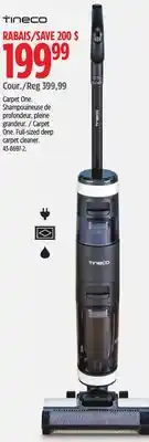 Canadian Tire Tineco carpet one offer