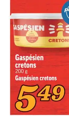 Marché Richelieu Cretons gaspésien | gaspésien cretons offer