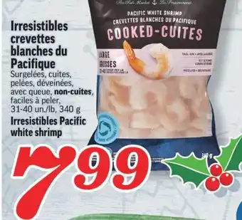 Marché Richelieu Crevettes blanches du pacifique irresistibles | irresistibles pacific white shrimp offer