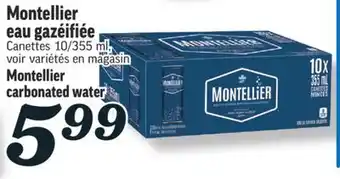 Marché Richelieu Eau gazéifiée montellier | montellier carbonated water offer