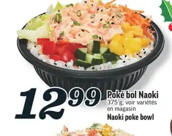 Marché Richelieu Poké bol naoki | naoki poke bowl offer
