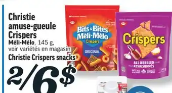 Marché Richelieu Amuse-gueule crispers christie | christie crispers snacks offer