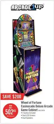 The Brick Arcade1up wheel of fortune casinocade deluxe arcade game cabinet offer