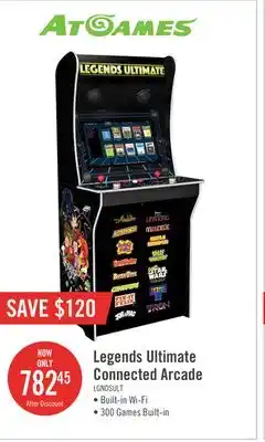 The Brick Atgames legends ultimate connected arcade offer