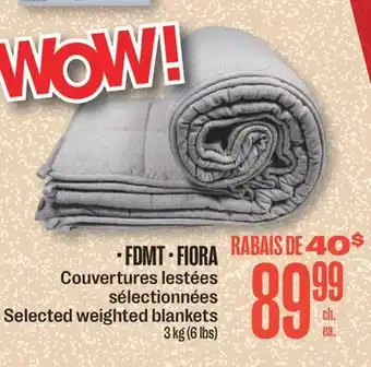 Jean Coutu Fdmt, fiora selected weighted blankets 3 kg (6 lbs) offer