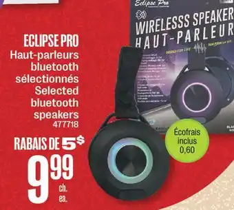 Jean Coutu Eclipse pro selected bluetooth speakers offer