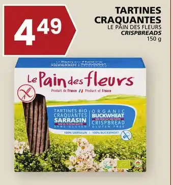 Rachelle-Bery Grocery Le pain des fleurs crispbreads offer