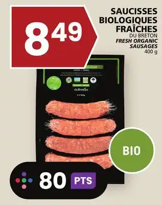 Rachelle-Bery Grocery Du breton fresh organic sausages offer