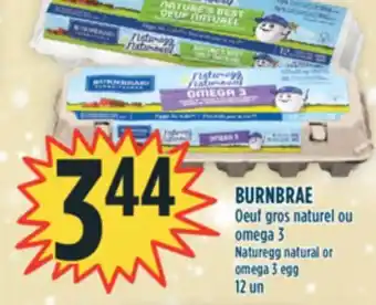 Marché Adonis Burnbrae oeuf gros naturel ou omega 3 offer