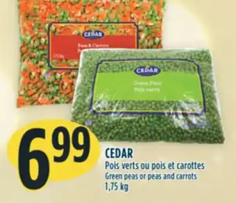 Marché Adonis Cedar pois verts ou pois et carottes offer