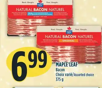 Marché Adonis Maple leaf bacon offer