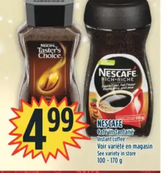 Marché Adonis Nescafe café instantané offer
