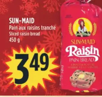 Marché Adonis Sun-maid pain aux raisins tranché offer