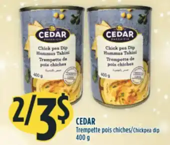 Marché Adonis Cedar trempette pois chiches offer