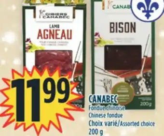 Marché Adonis Canabec fondue chinoise chinese fondue choix varié offer