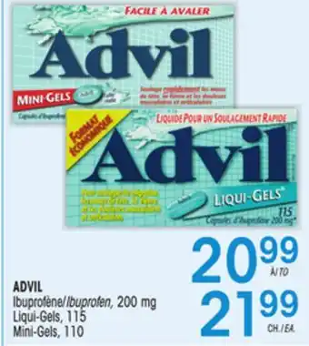 Uniprix Advil ibuprofène/ibuprofen, 200 mg offer