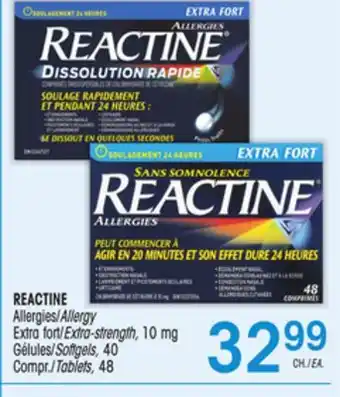 Uniprix Reactine allergies/allergy, extra fort/extra-strength, 10 mg offer