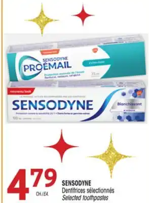 Uniprix Sensodyne dentifrices sélectionnés / selected toothpastes offer