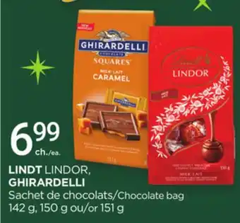 Proxim Lindt lindor, ghirardelli offer