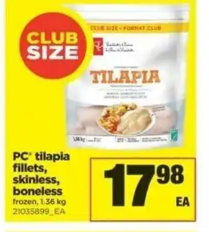 Real Canadian Superstore PC' Tilapia Fillets offer
