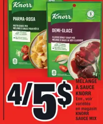 Super C Mélange à sauce knorr | knorr sauce mix offer