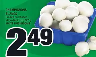 Super C Champignons blancs | white mushrooms offer