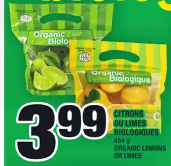 Super C Citrons ou limes biologiques | organic lemons or limes offer