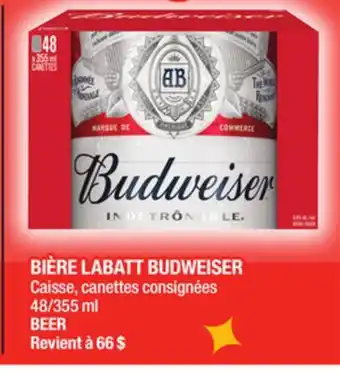 Super C Bière labatt budweiser | beer offer